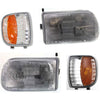 Headlight Kit For 1994-1997 Mazda B2300 Left and Right