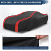 Chevrolet Corvette C3 Waterproof All Weather Black Red Cover