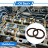 Oil Seal 55x68x8mm Brown 2 x Seal Ring Rotary Shaft FKM Rubber