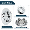 Chevrolet Silver Tone Plastic 1Pc Wheel Center Cap 192mm