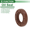 Oil Seal / 22x40x7mm / FKM Rubber High Pressure Brown 5 Pcs