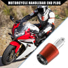 Honda Orange 2 x Motorcycle Handlebar End Plug 7/8" 22mm Handle Bar Grip