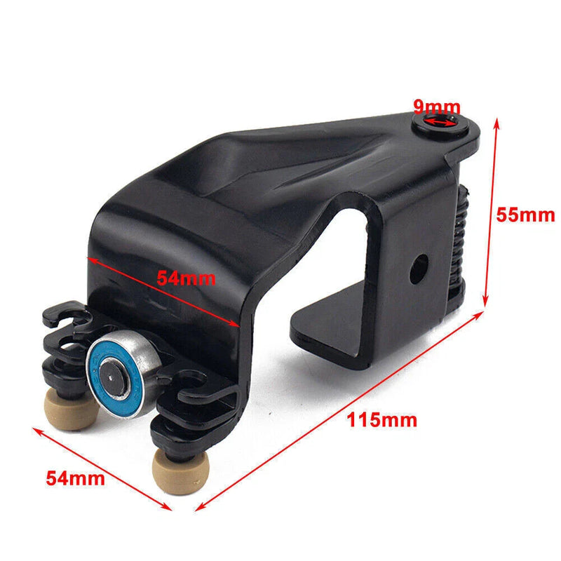 Honda Odyssey Right Black Center Mount Sliding Door Rollers (2005-2010)