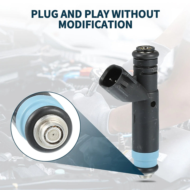 Jeep Cherokee 2001 4.0L - 6 x Black Fuel Injector Set (2001)