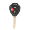 Toyota Camry 2007-2010 - 3 Buttons Uncut Key Remote Case