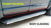 Ford Ranger PX1 PX2 Matte Black Slim Body Cladding (2012-2018)