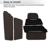BMW 5 Series (2011-2017) Dark Brown Center Console Cover with Storage Bag