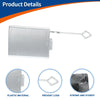 Mercedes-Benz (2003-2012) Silver Tone Front Car Bumper Tow Hook Cover