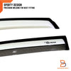 Isuzu D-Max White Pearl Visor Rain Shield Weather Guard (2012-2019)