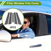 BMW 5-Series Carbon Fiber 6 x Door Pillar Window Trim (2011-2017)