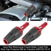 Motorcycle with M8 Screw 2 x Red Universal Frame Slider Crash Protector