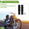 Honda Grom MSX125 Front Pedal Aluminum Alloy Black Foot Pegs