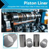Toyota Hilux LN86 HiAce LH125 4Pcs Piston Liner Cylinder Sleeve (1983-1997)