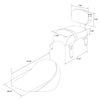 Indian Scout Sixty Bobber Driver Passenger Seat Backrest (2018-2023)