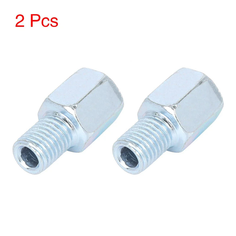 Motorcycle Bike 2pcs 10mm LH to 10mm RH Rearview Mirrors Adapter