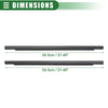 Toyota FJ Cruiser Rear Left Right Door Window Belt Weatherstrip (07-14)