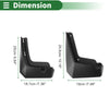 Ford Mondeo (2022-2023) with Mount Accessories Mud Flaps Splash Guards