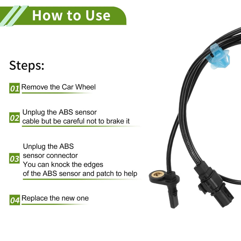 Acura RDX ABS Wheel Speed Sensor Rear Left (2013-2018)