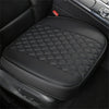 Universal Cars Black PU Leather Front Seat Bottom Cover Pad