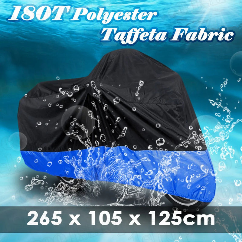 Kawasaki VN Cover / Black Blue / Motorcycle Cover