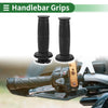 Motorcycle 7/8 22mm Hand Grips TPU Black Hexagon