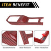 Jeep Wrangler JL JLU (2018-2024) Carbon Fiber Red 4WD Gear Shift Panel Cover