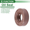 Oil Seal 10x20x6mm Fluorine Rubber Seal Ring Rotary Shaft