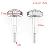 BMW R18 Chrome Aluminum Handlebar Grip Ends (2020-2023)