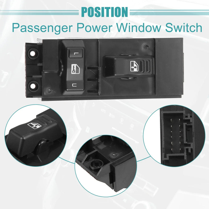 Chevy Silverado 1500 2500 Passenger Power Window Switch (2000-2002)