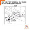 Toyota Hilux Amber Lens Bumper Side Turn Signal Lamp Light (1988-1997)