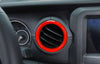 Jeep Wrangler JL 2018-2023 Front Dashboard Air Vent Ring Cover Trim (2018-2023)