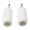 Yamaha & Suzuki White Frame Sliders Anti Crash Protectors