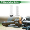 Motorcycle Handlebar Grips TPR White 7/8" 22mm Hand Grips