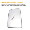 Mercedes Sprinter Left Upper White Mirror Glass w/ Back Heated (2006-2011)