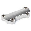 Harley Dyna Softail Sportster 1" Bar Smooth Handlebar Riser Top Clamp Chrome