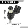 Honda Generators - Metal Black Fuel Injectors (No specific years available)