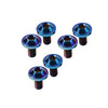 Bike Motorcycle 6 x Alloy Bolts Truss Torx Head Screws M6x25mm