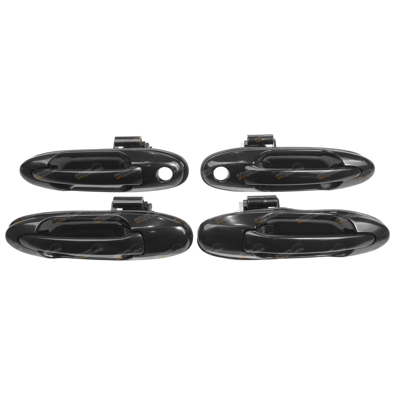 Toyota FZJ105 HDJ100 HZJ105 UZJ100 Black Front & Rear Outer Door Handles