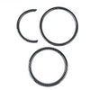 BMW MINI Cooper F55 F56 11 x Black Dashboard Ring Covers (2014-2023)