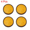 Motorcycle 4 x 6mm Plastic Screw Mount Reflective Motorcycle Reflector
