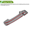 Toyota FJ Cruiser Carbon Fiber Black Exterior Door Handle Cover Trim