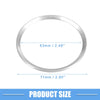 Honda Civic (2016-2021) Silver Tone 4 x Wheel Hub Center Cover Rings