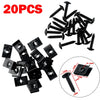 Bumper Fender Splash Shield Push Type Retainer Metal Hot 20x U-Type Clip