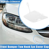 Mercedes-Benz E350 (2010-2013) White Front Bumper Tow Hook Eye Hole Cap