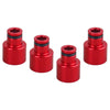 Honda Civic Acura B16 B18 D16Z 4x Fuel Injector Top Hat Adapter