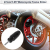 11mm Aluminum Alloy Plastic Motorcycle Slider Frame Bolt 1Set Black