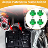 Universal Motorcycle M6 License Plate Screws Cover / 38mm 4Pcs / License Plate Screws Cover