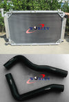 Nissan Patrol GQ Y60 Diesel 3 Core Aluminum Radiator + Black Hose