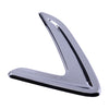 BMW X5 Chrome Side Wing Fender Air Flow Vent Trim Covers (14-16)