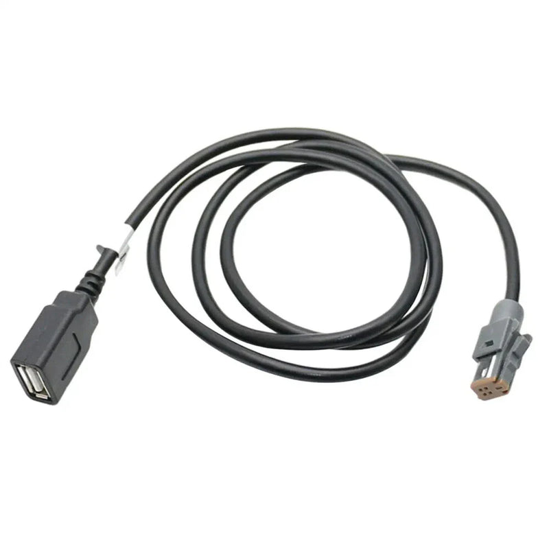 PR43 MR52 AUX Audio Input Media Data Wire Plug to USB Adapter